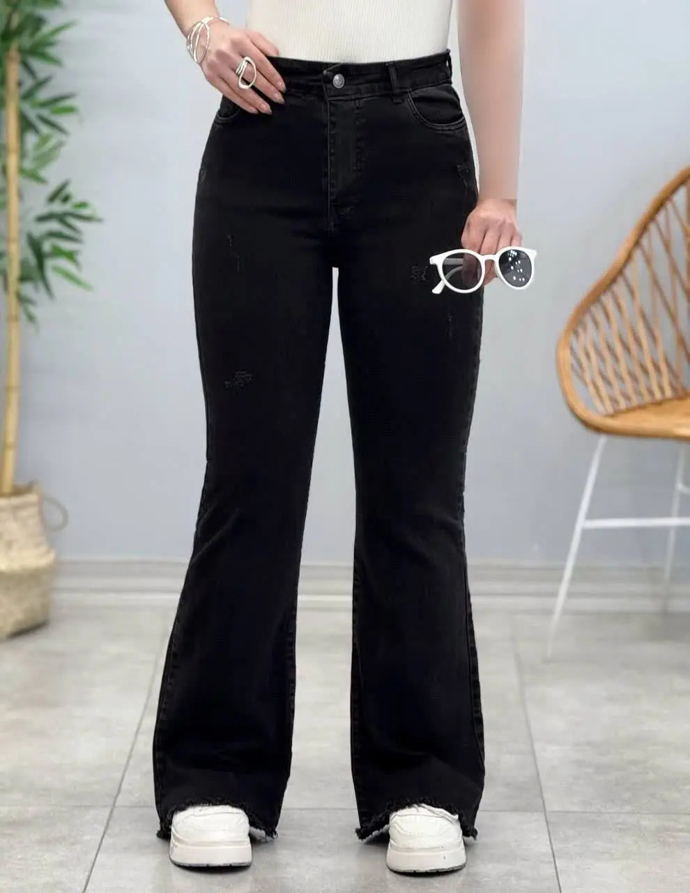 3474-شلوار بوت کات ترک